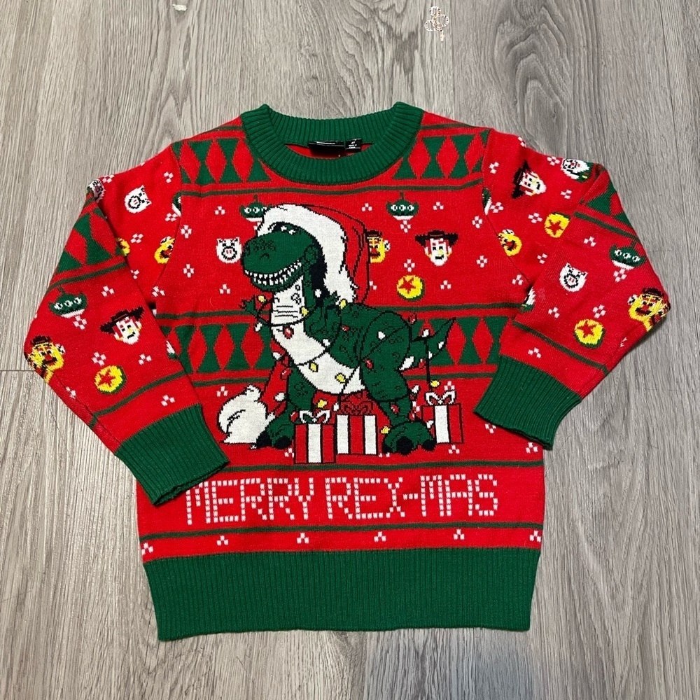 Disney Toy Story Dinosaur Rex Christmas Sweater